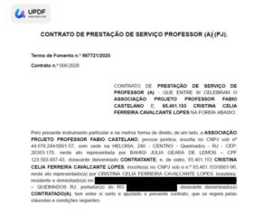 006 - CONTRATO DE PRESTAÇÃO DE SERVIÇO PROFESSOR (A)