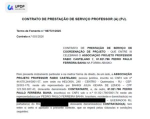 003 - CONTRATO DE PRESTAÇÃO DE SERVIÇO PROFESSOR